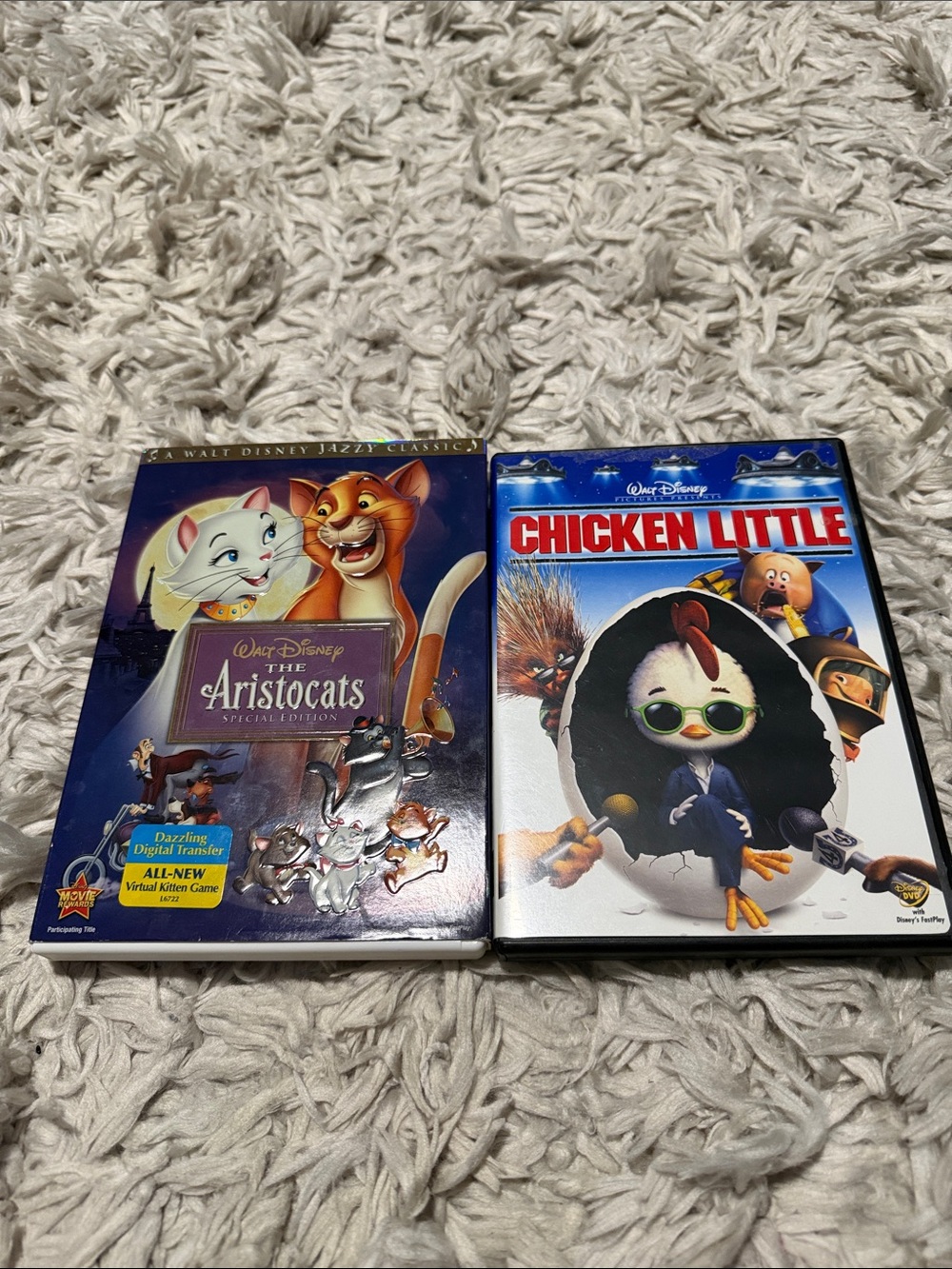 Disney The Aristocats & Chicken Little DVD Set - Blue, White